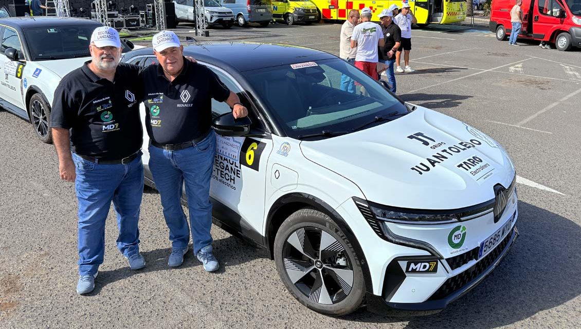 Vega y de Felipe, objetivo cumplido en el Eco Rally Lanzarote