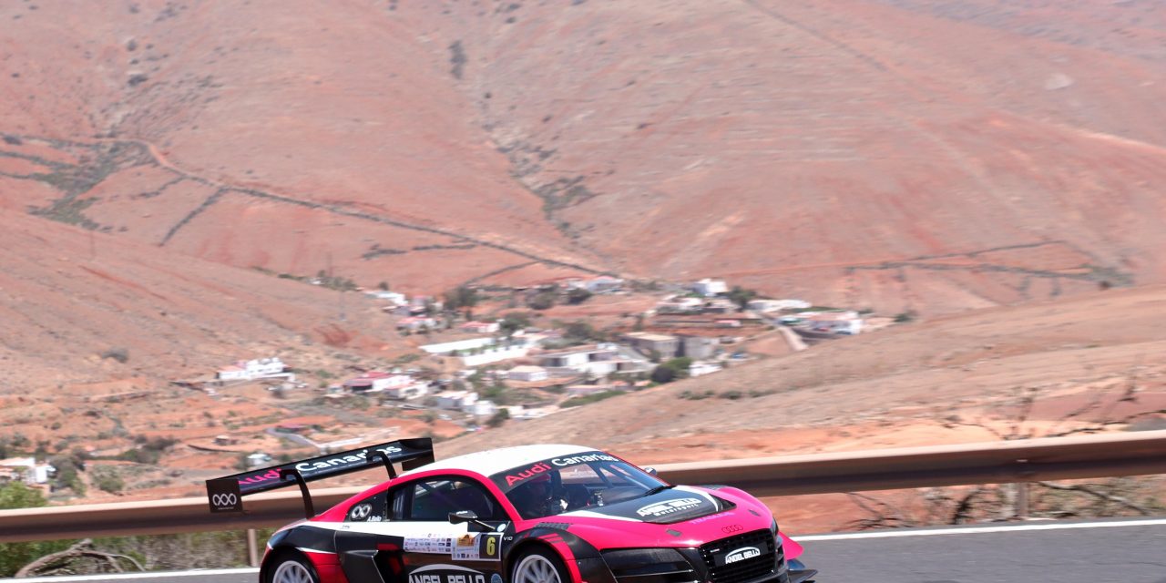 Espectacular victoria en Betancuria de Ángel Bello y su Audi R8 LMS Ultra Evo
