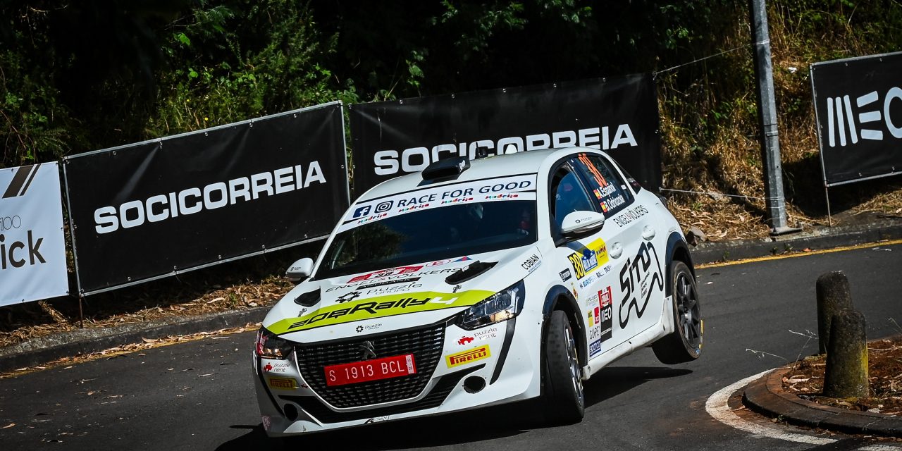 Sito Español roza la victoria de la Peugeot Rally Cup Ibérica en Madeira