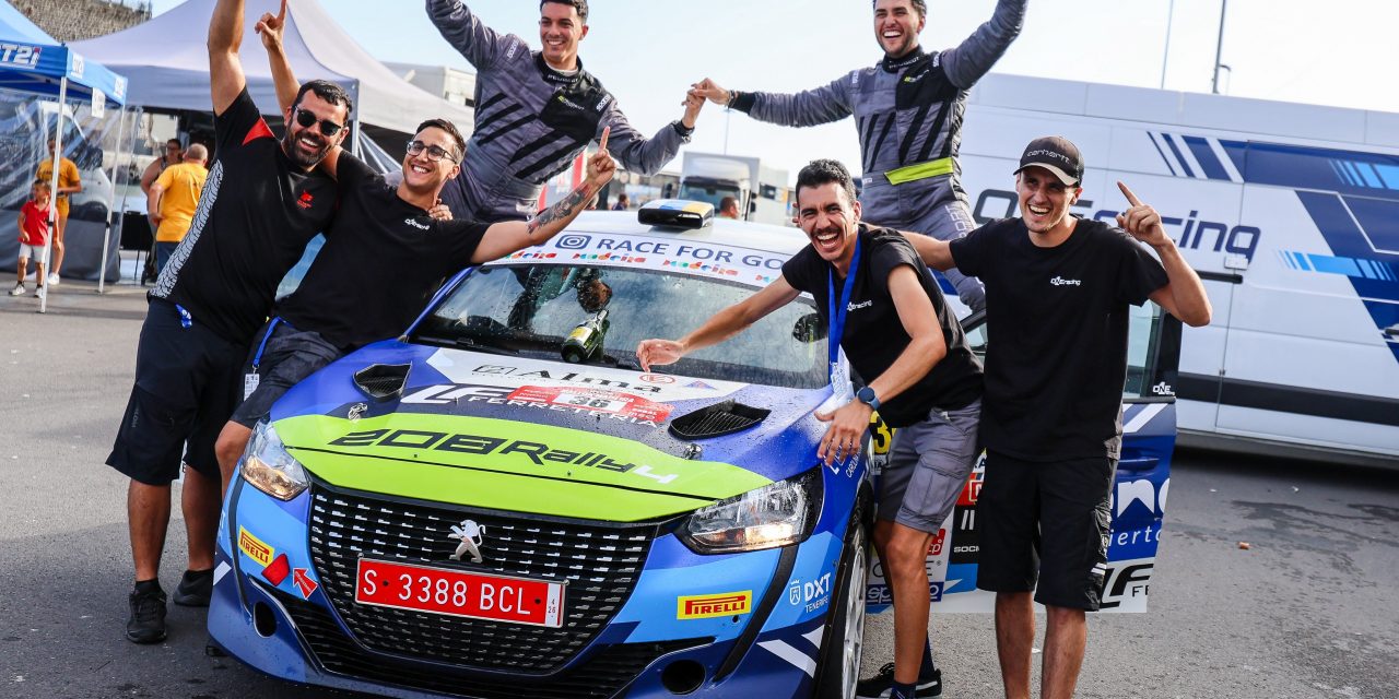 ONE Racing domina la Peugeot Rally Cup Ibérica con Giovanni Fariña, ganador también del Rally de Madeira