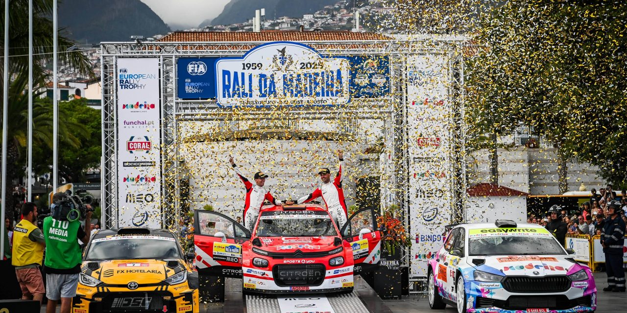 Diego Ruiloba y el Citroën Rally Team conquistan por segundo año consecutivo el Rally de Madeira