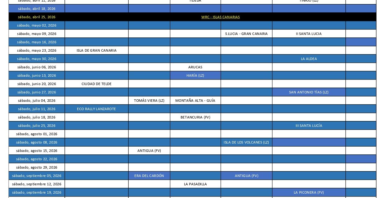 La FALP revela el primer borrador de calendario del 2026, el más temprano en la historia de la entidad