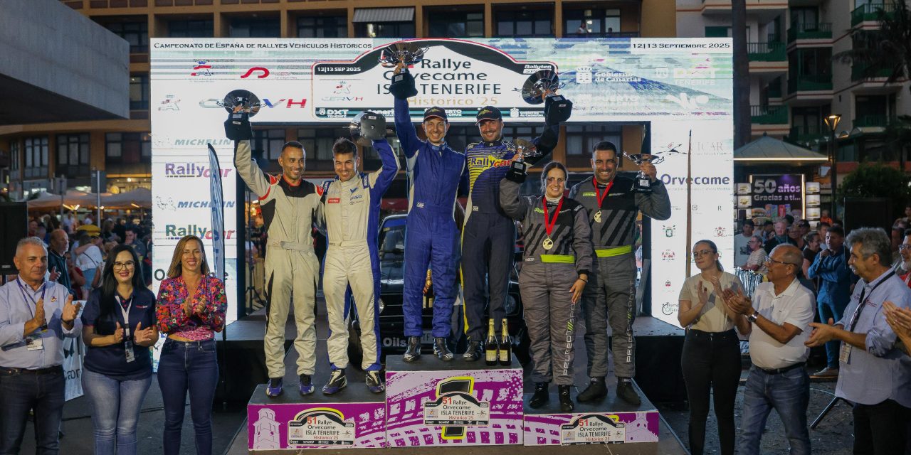 Javier e Iván Bouza se imponen en el 51º Rallye Orvecame Isla  Tenerife Histórico