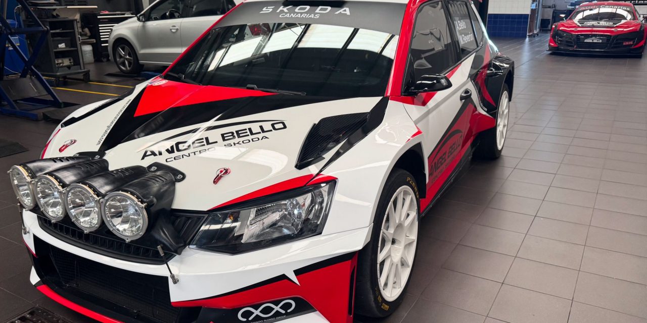 Ángel Bello estrenará esta semana un Škoda Fabia Rally2