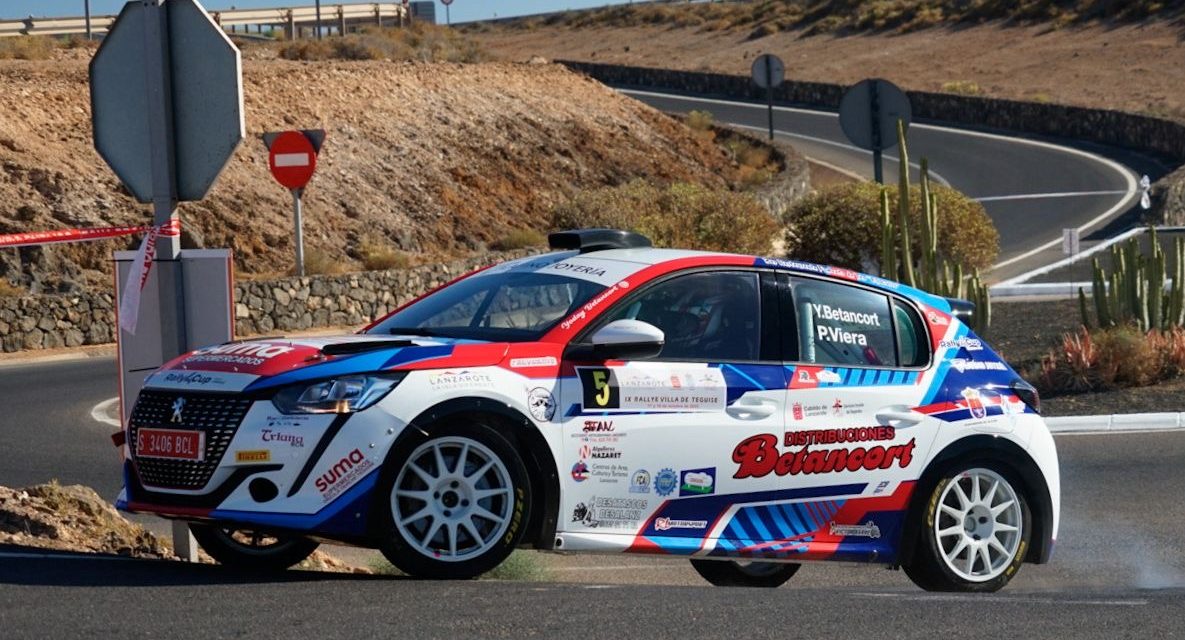 Yoday Betancort y Pedro Viera, virtuales campeones de la Rally4 Cup Canarias