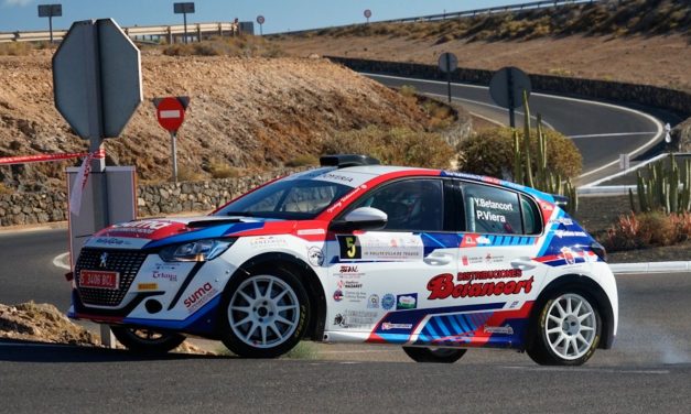 Yoday Betancort y Pedro Viera, virtuales campeones de la Rally4 Cup Canarias