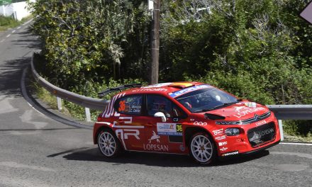 Luis Monzón, listo para competir esta semana en el Rally de Maspalomas