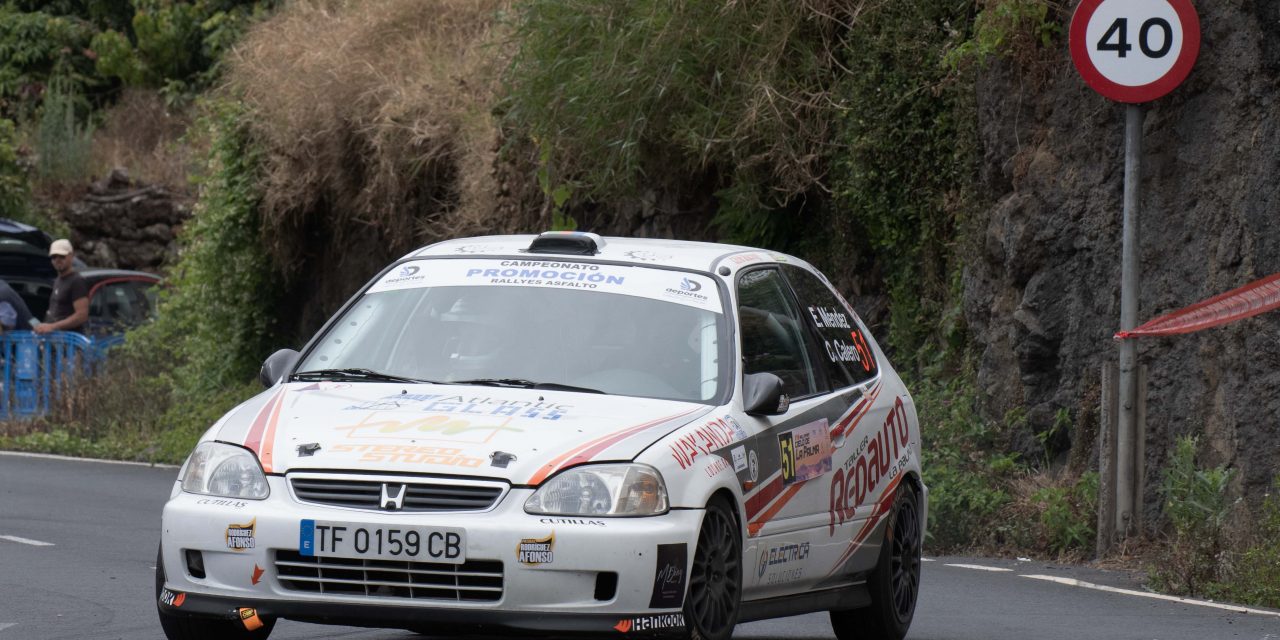 Los candidatos a los títulos en el Campeonato de Promoción de Asfalto y al Trofeo Júnior ‘Deportes Cabildo de La Palma’, presentes en el VI Rallysprint  Encanto Rural