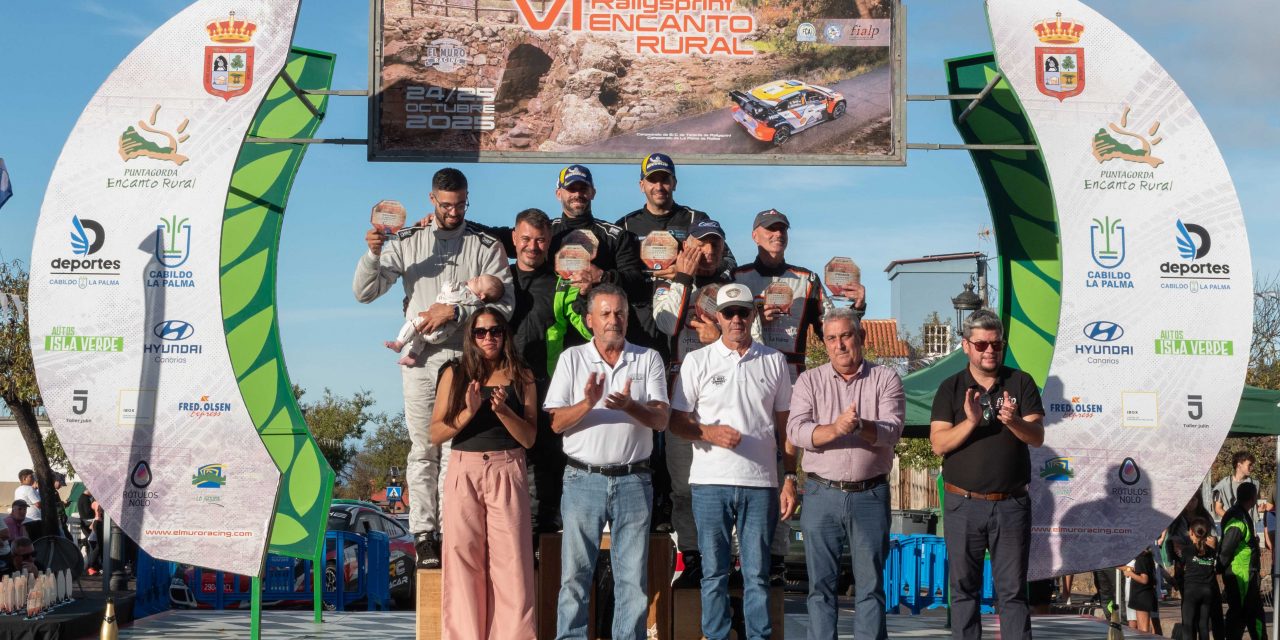 Ayoze Almeida y Alberto León logran la victoria  en el VI Rallysprint Encanto Rural