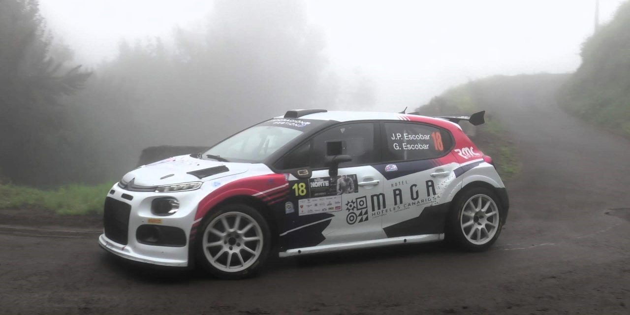 El equipo formado por Juan Pedro y Gustavo Escobar consiguió cruzar la meta del Rallye Orvecame Norte.