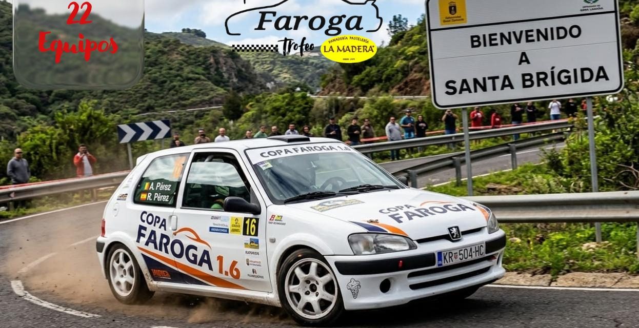 Arranca la IX Copa Faroga 1.6 Trofeo Pastelería La Madera con máxima emoción en el 42º Rallye Villa de Santa Brígida