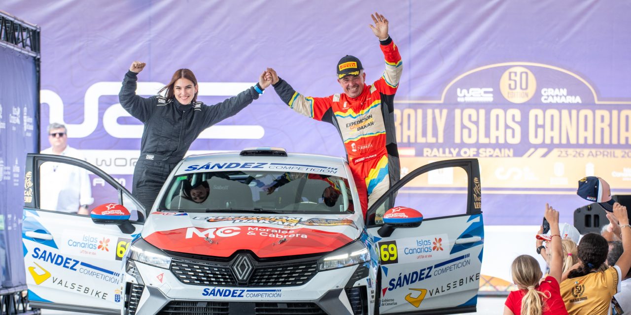 Pedro Peñate y Fátima Toledo consiguen la victoria de categoría en su debut en el Mundial de Rallyes