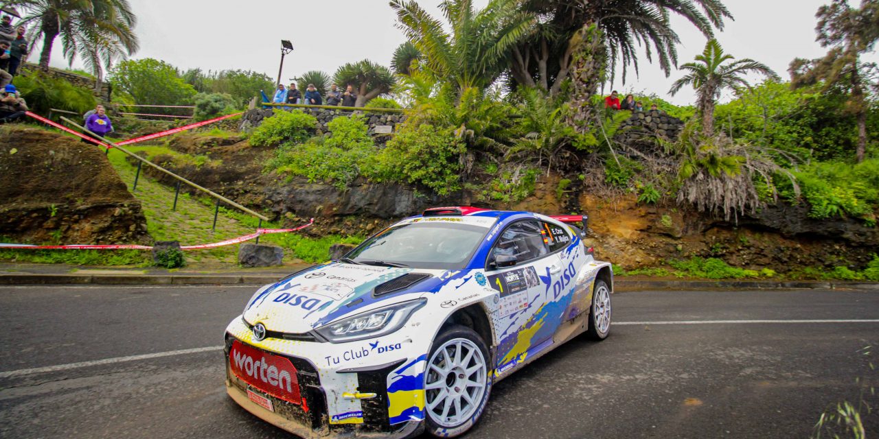 Enrique Cruz y Yeray Mujica comienzan liderando el Campeonato AON de Tenerife de Rallies