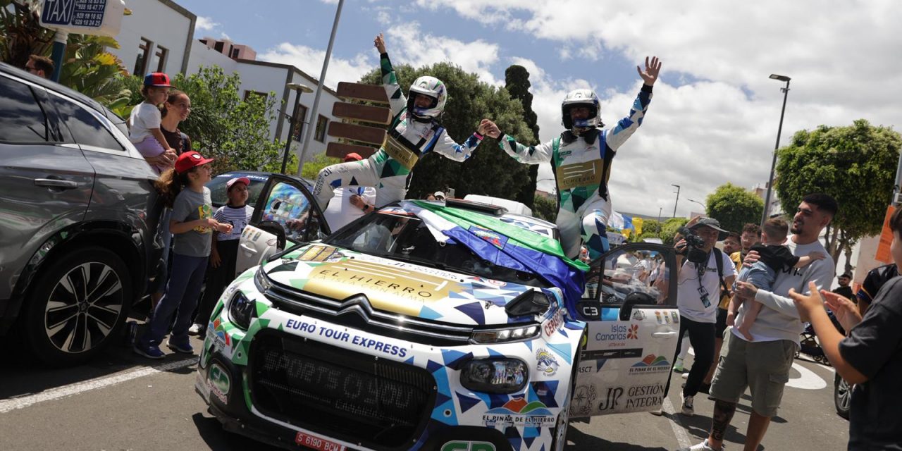 Zósimo Hernández – Mayte Gutiérrez finalizan un duro Rally Islas Canarias – Rally de España, Prueba del Campeonato del Mundo de Rallye.