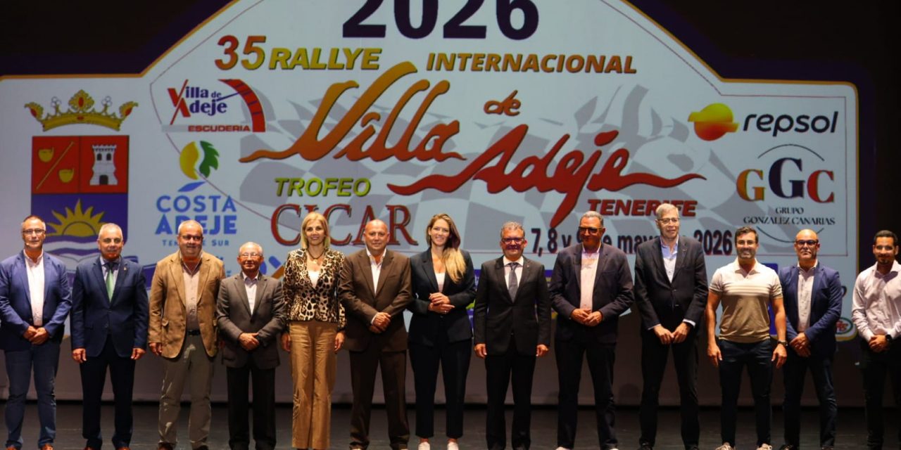 Presentado el 35º Rallye Villa de Adeje Tenerife Trofeo Cicar