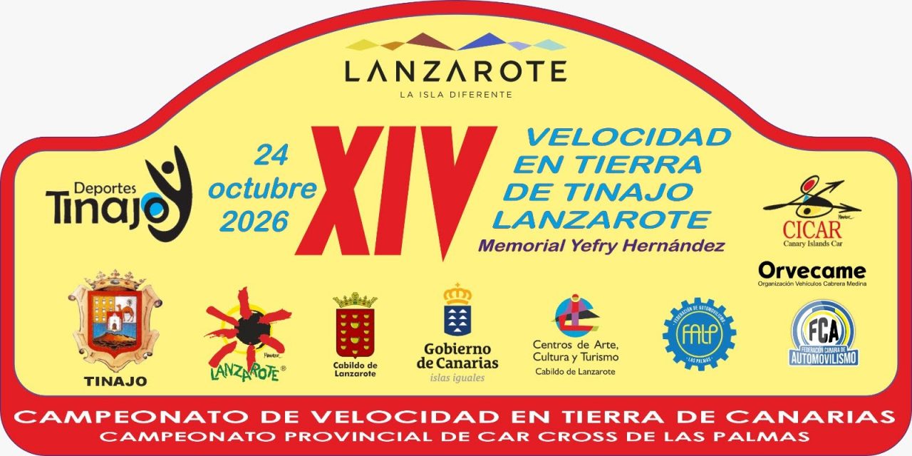 La cita de Tinajo ya tiene nueva fecha: Sábado 24 de octubre – Campeonatos de Canarias de Velocidad en Tierra y Las Palmas de Car-cross