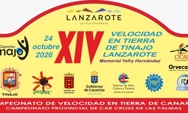 La cita de Tinajo ya tiene nueva fecha: Sábado 24 de octubre – Campeonatos de Canarias de Velocidad en Tierra y Las Palmas de Car-cross