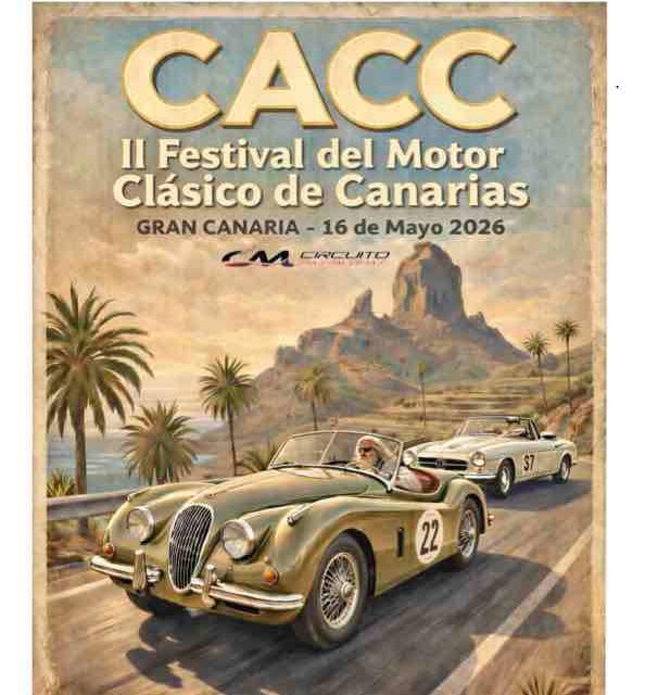 El CACC reúne en Maspalomas a más de 60 vehículos históricos de las islas que competirán en el II Festival del Motor Clásico de Canarias