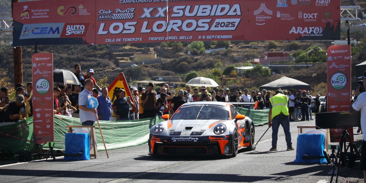 El Club ProGT Arafo pone en marcha la XXI Subida Los  Loros – Isla de Tenerife