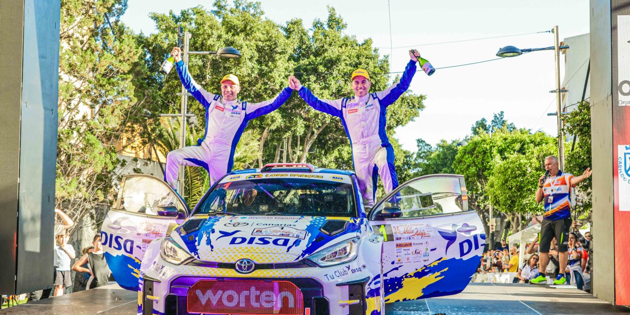 Enrique Cruz y Yeray Mujica aumentan su ventaja en el Campeonato AON de Tenerife de Rallies