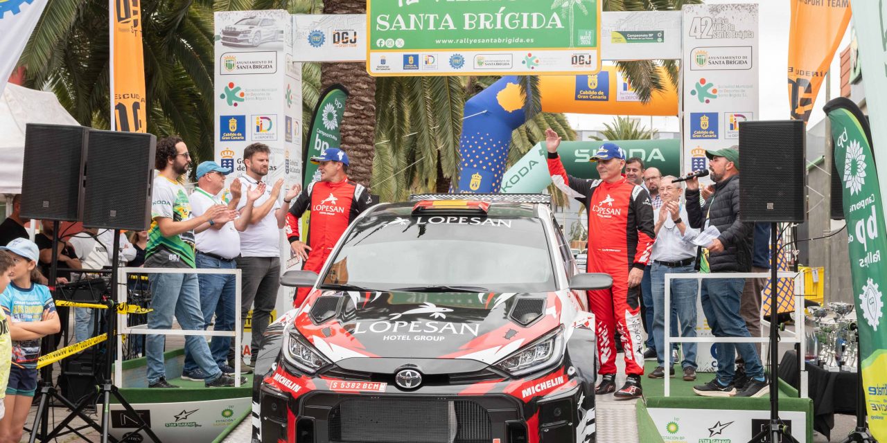 Brillante victoria de Luis Monzón y José Carlos Déniz en  el 42 Rallye Villa de Santa Brígida