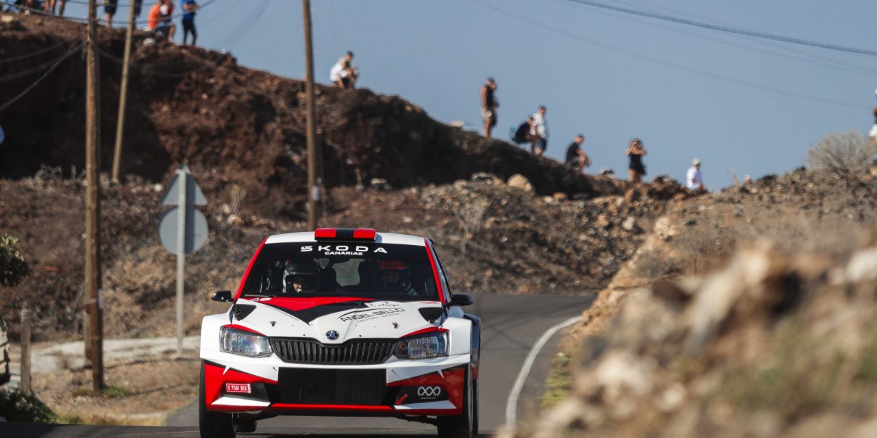 Ángel Bello, al volante de un Škoda Fabia Rally2, inicia la defensa del título en el Campeonato de Canarias de Montaña