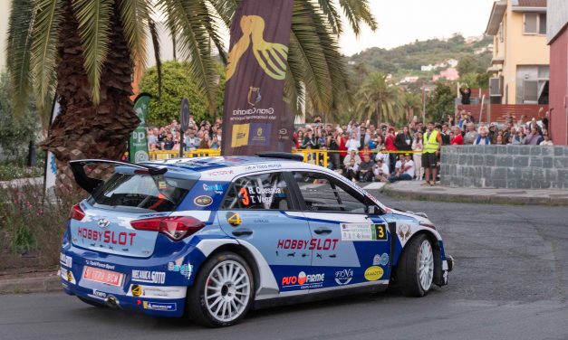 Raúl Quesada y Agustín Vega repiten plaza de podio en  el Rally Villa de Santa Brígida