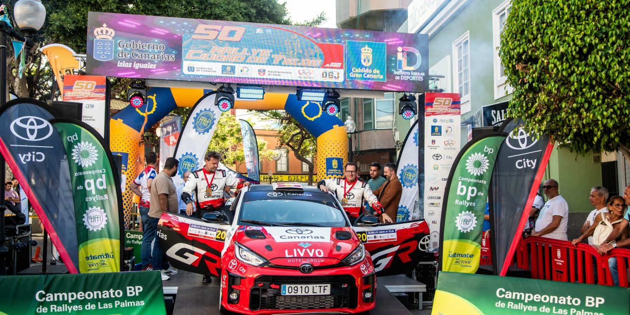 Nuevo triunfo para Antonio Estalella y el Toyota GR Yaris RZ en el Campeonato de Canarias de Rallyes de Asfalto