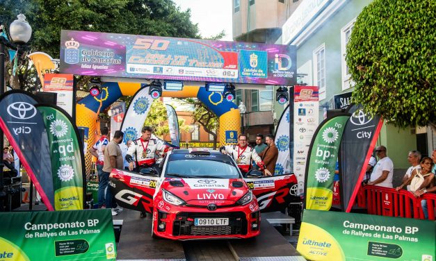 Nuevo triunfo para Antonio Estalella y el Toyota GR Yaris RZ en el Campeonato de Canarias de Rallyes de Asfalto