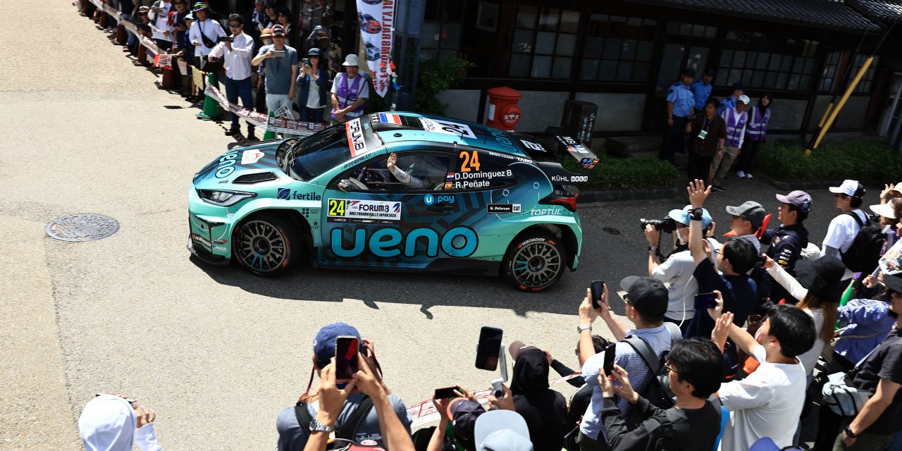 Una salida de carretera trunca las opciones de Rogelio Peñate en el Rally de Japón