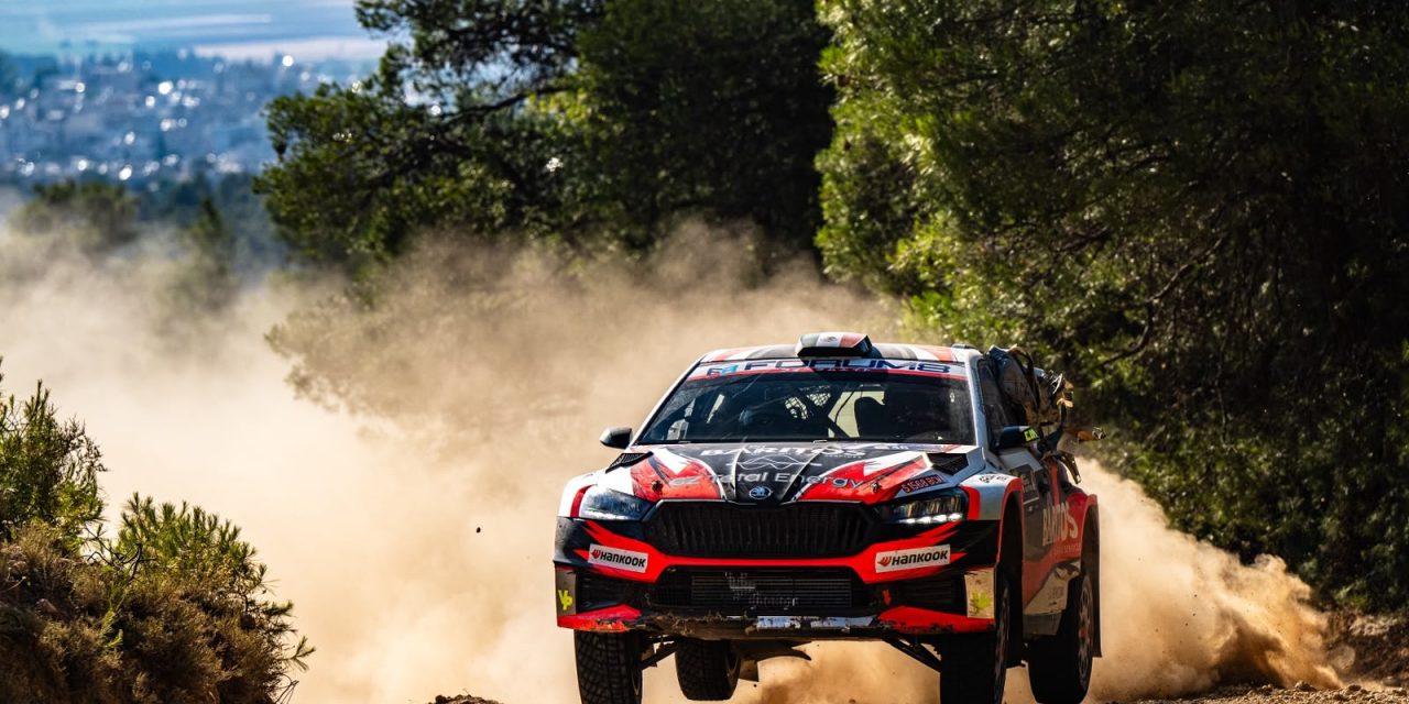Ariday Bonilla suma en Grecia sus primeros puntos de la temporada en WRC2 Challenger