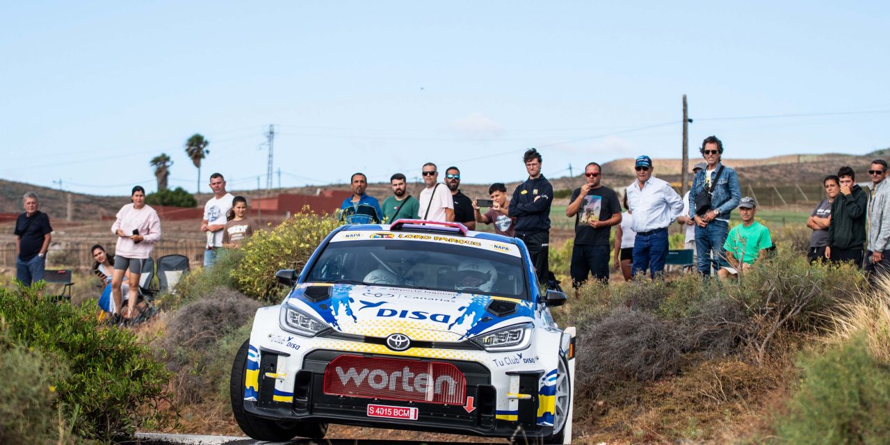 Enrique Cruz y Yeray Mujica repiten victoria a los mandos del Toyota GR Yaris Rally2 en el Rallye Ciudad de Telde