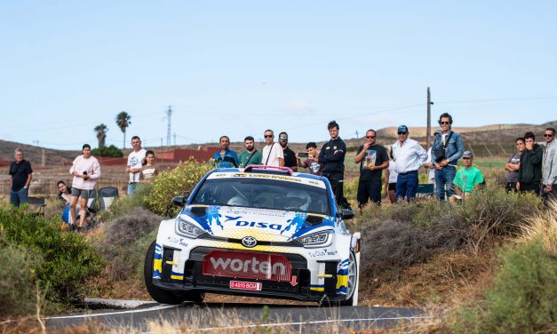 Enrique Cruz y Yeray Mujica repiten victoria a los mandos del Toyota GR Yaris Rally2 en el Rallye Ciudad de Telde