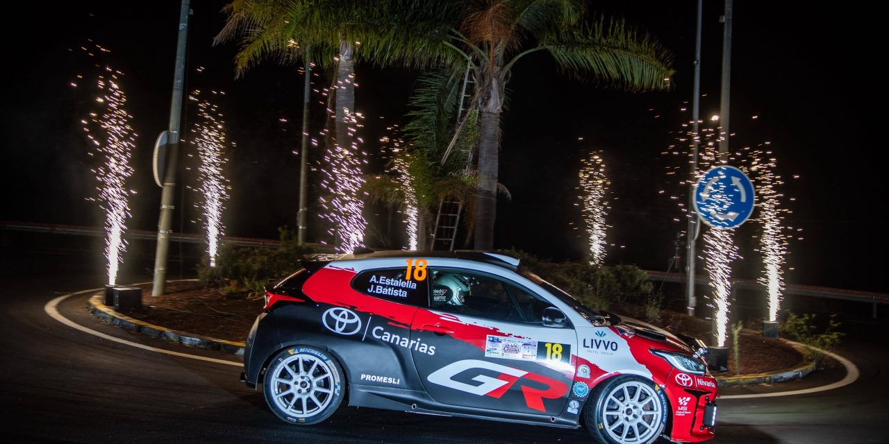 Antonio Estalella sigue ganando enteros en el CCRA con Toyota Canarias