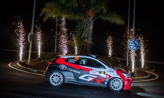 Antonio Estalella sigue ganando enteros en el CCRA con Toyota Canarias