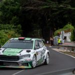 Sergio Fuentes y Teco Hernández vuelven a subirse al podio del Rally Ciudad de La Laguna
