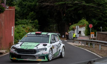 Sergio Fuentes y Teco Hernández vuelven a subirse al podio del Rally Ciudad de La Laguna
