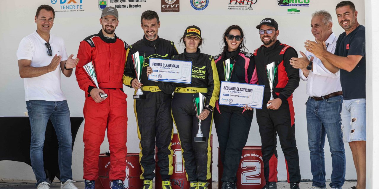 Juan J. Tacoronte – María Sáez y Óscar Dóniz, primeros líderes del Campeonato de Tenerife de Velocidad en Tierra