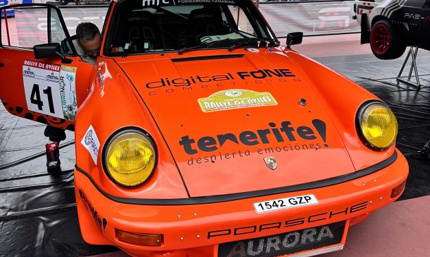 Carlos Jorge y Sergio Marrero suman unos importantes  puntos en el Rally Avilés Histórico