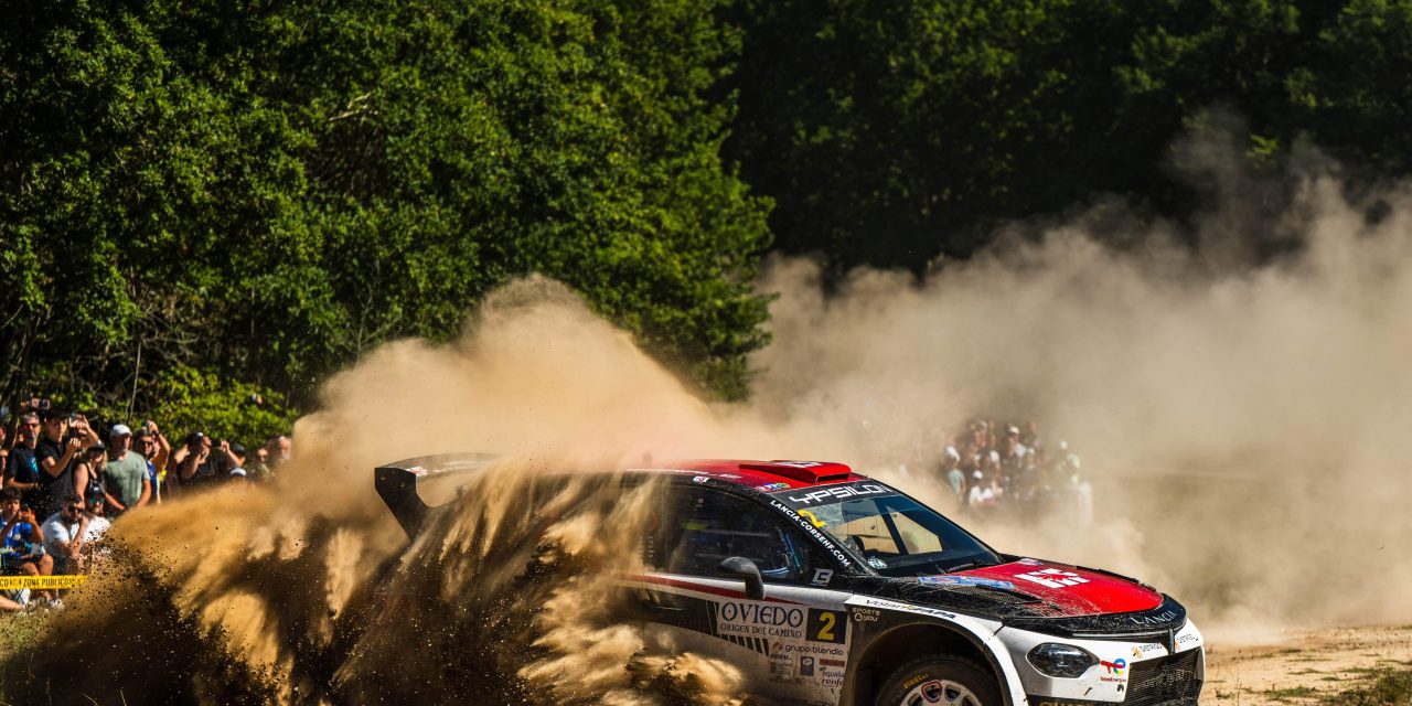 El Lancia Ypsilon Rally2 HF Integrale suma siete victorias parciales en su primer Rally Blendio Princesa de Asturias