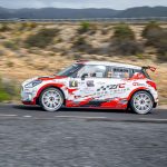 El equipo de Zona Racing Canarias con O. Dóniz-R. Hdez, en el Rally Isla Bonita