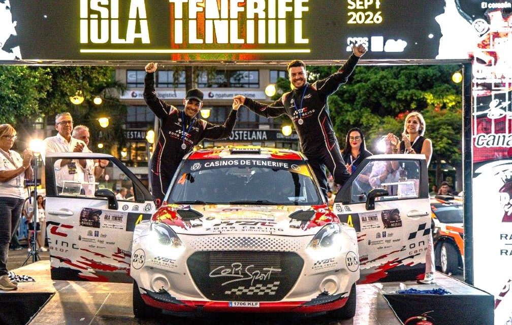 Pódium para O. Dóniz-R. Hdez y el equipo de Zona Racing Canarias en el Rally Isla de Tenerife