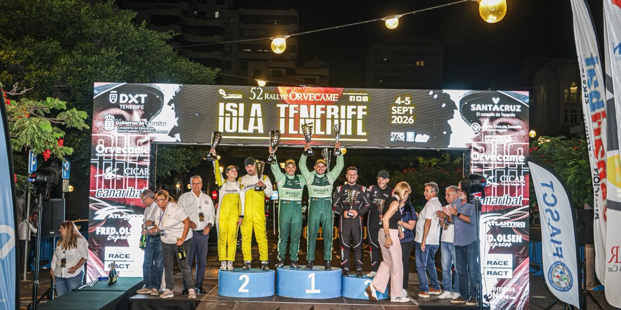 Sergio Fuentes y Teco Hernández conquistan el 52º Rallye Orvecame Isla Tenerife por segundo año consecutivo