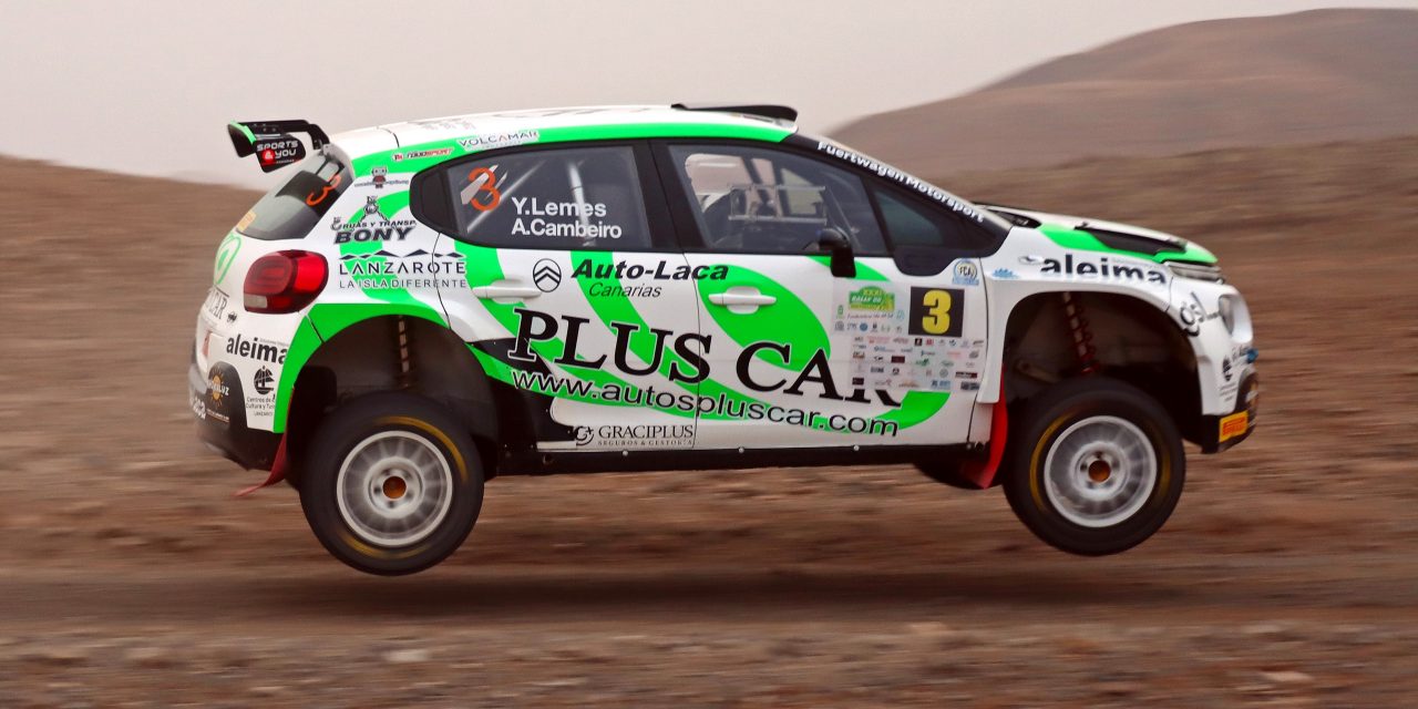 Yeray Lemes confirma su candidatura al Provincial de Rallyes de Tierra con su victoria en Antigua