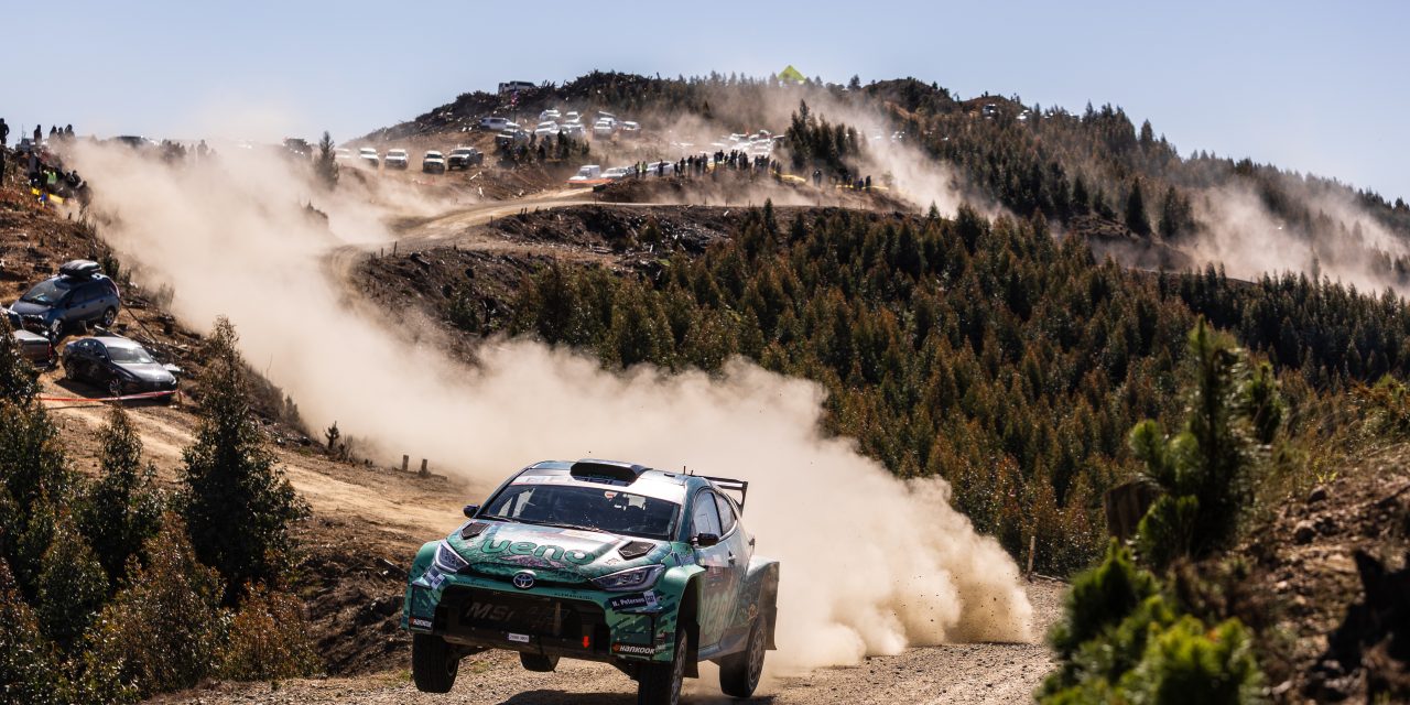 Rogelio Peñate concluye el Rally Chile Biobío en el ritmo de los equipos de cabeza de WRC2