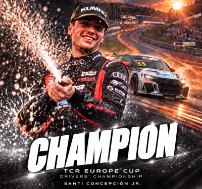 Santi Concepción hace historia al proclamarse primer campeón de la TCR Europe Cup