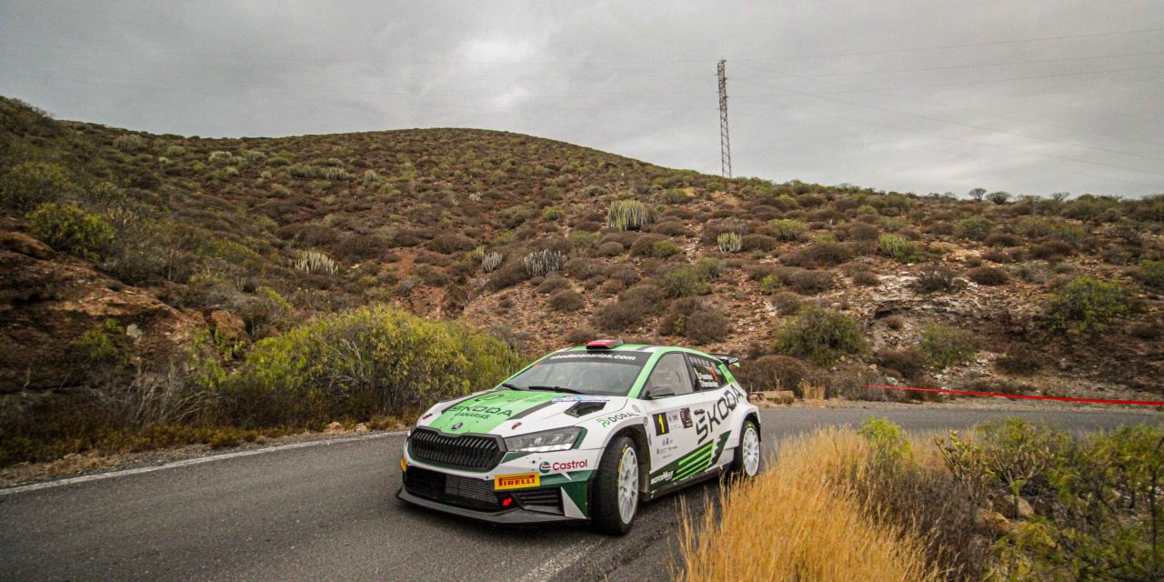 Sergio Fuentes y Teco Hernández pasan a encabezar el Campeonato AON de Tenerife de Rallies