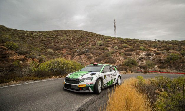 Sergio Fuentes y Teco Hernández pasan a encabezar el Campeonato AON de Tenerife de Rallies