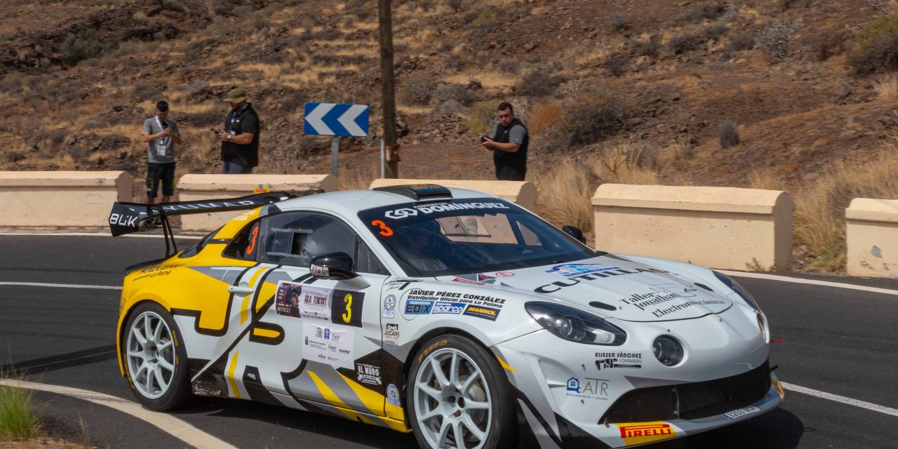 Jorge Rodríguez y Taydía Santana se suben al podio del Rally Isla Tenerife