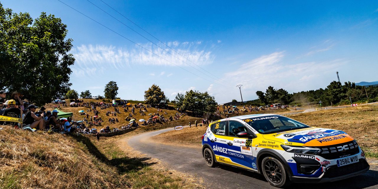 Kilian Santana y Jonathan Hernández se adentran en la fase de tierra de la Sandero Eco Cup Spain